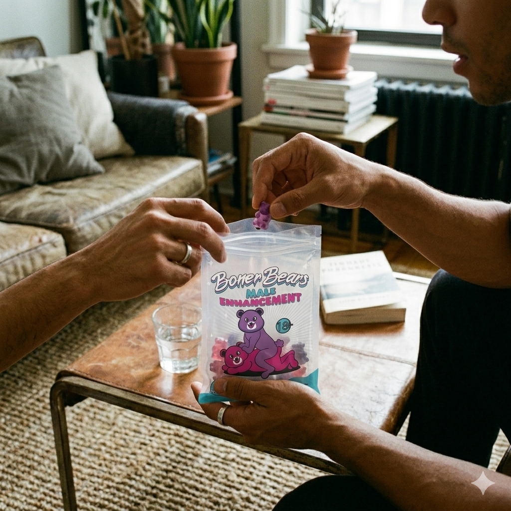 Boner Bears Men's Gummies 4-pack – 24 doses for stamina, drive and natural male performance – MyWelnix