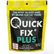 Quick Fix 6.4 Plus 3oz synthetic urine kit with heating pad and temperature strip – MyWelnix